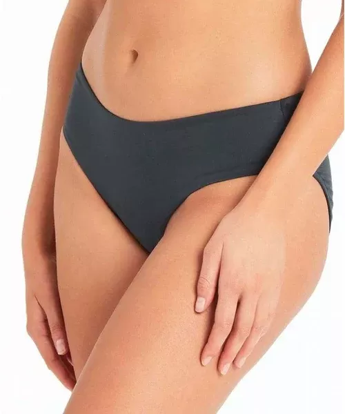 Sea Level Lola Shimmer Mid Pant - Charcoal