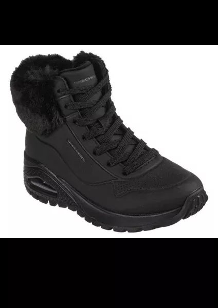 Skechers Womens Uno Rugged Fall Air - Black/Black