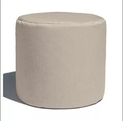 Spazio Messina Round Ottoman - DDMSPS-PS-M