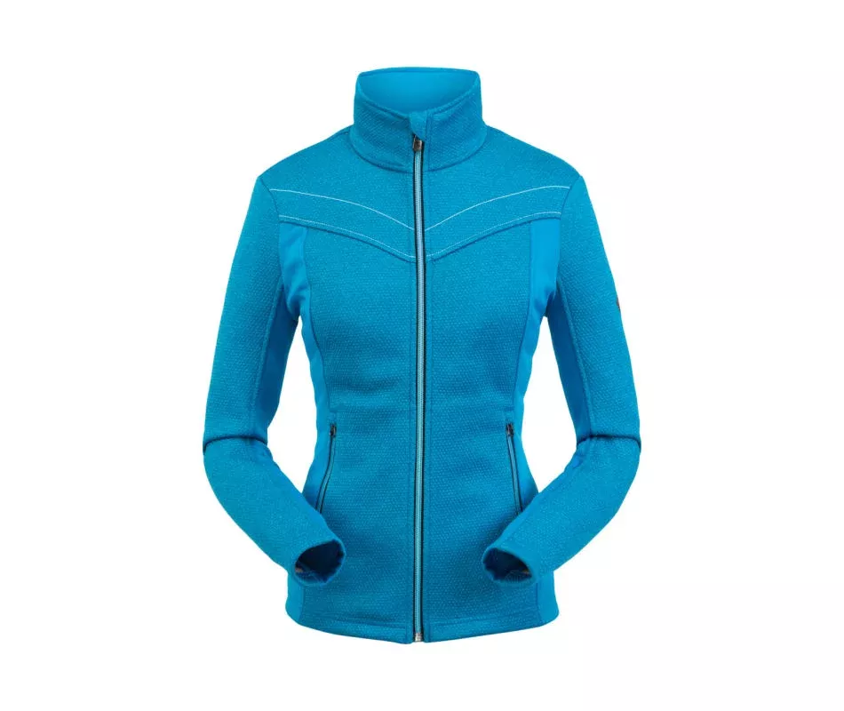Spyder Encore Full Zip Womans Fleece Jacket - Lagoon