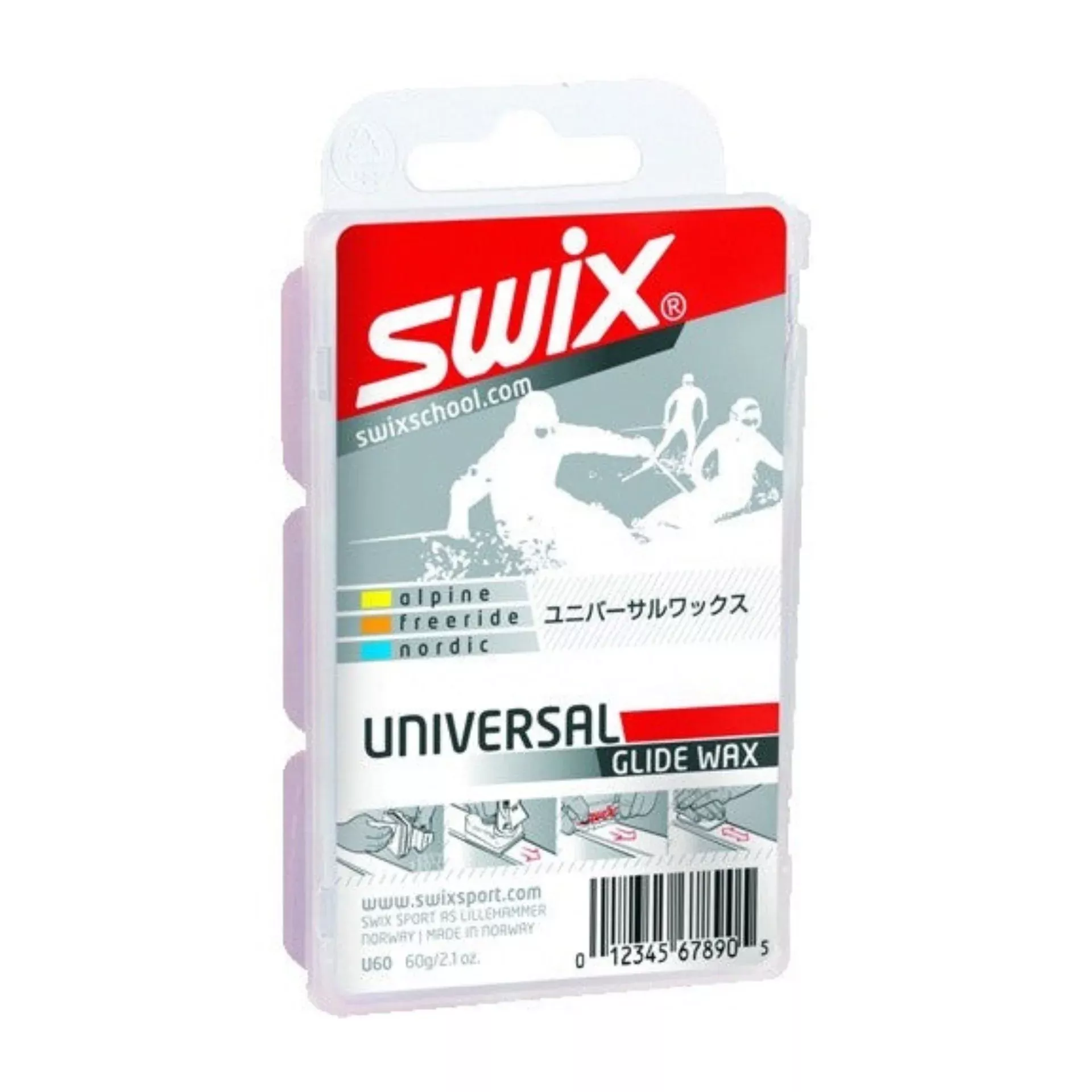 Swix Universal Ski / Snowboard Wax 60 gm