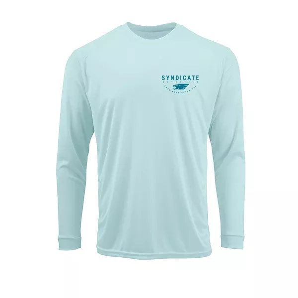 Syndicate Sun Shield LS Crew - Aqua Mint