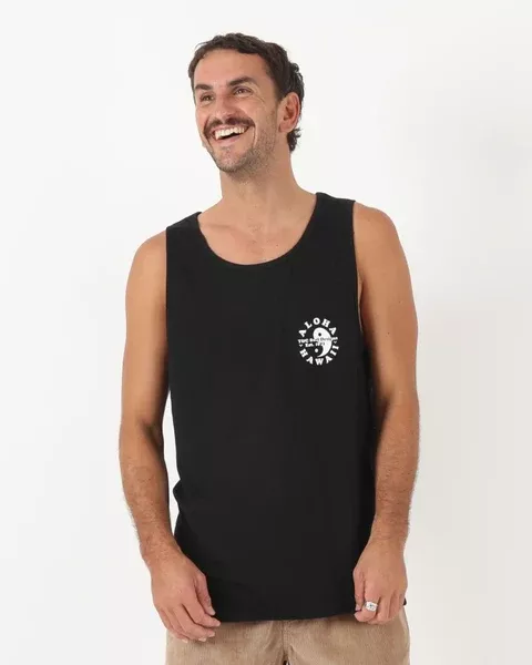 T&C Back To Basixs Singlet - Black