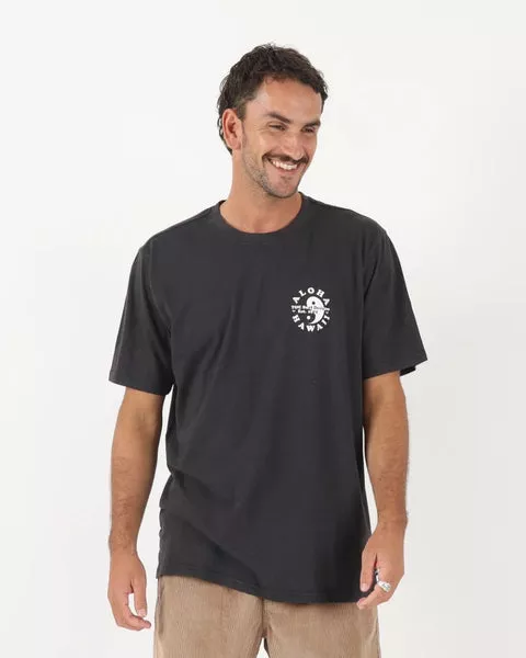 T&C Back To Basixs Tee - Washed Black