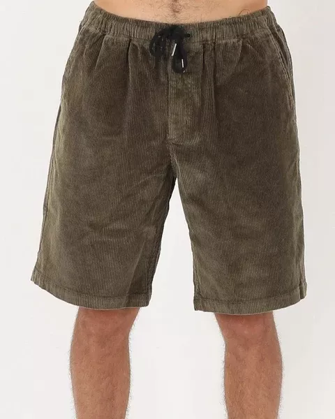 T&C Ninetees Cord Short - Olive