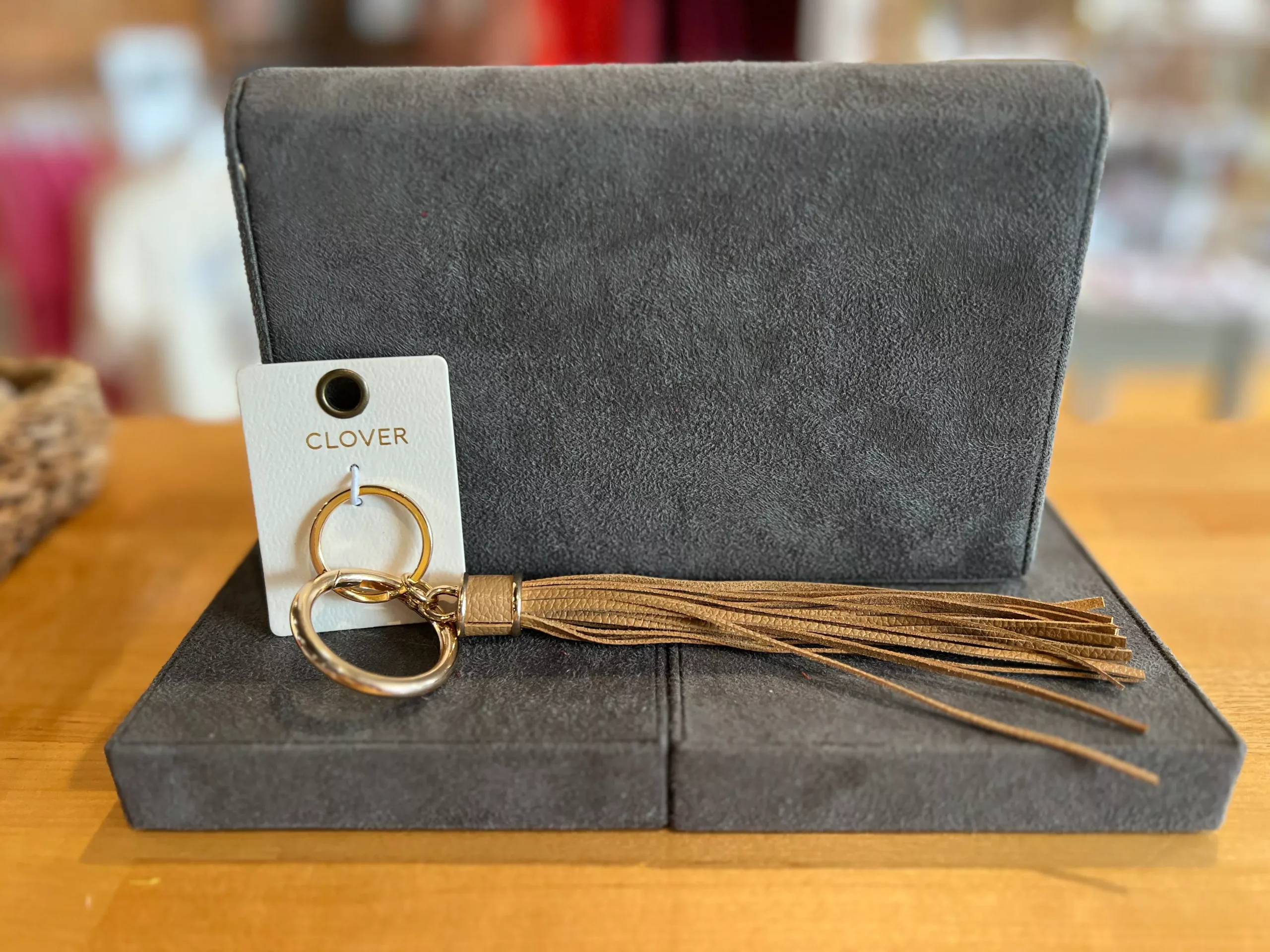 Tan Leather Bag Charms