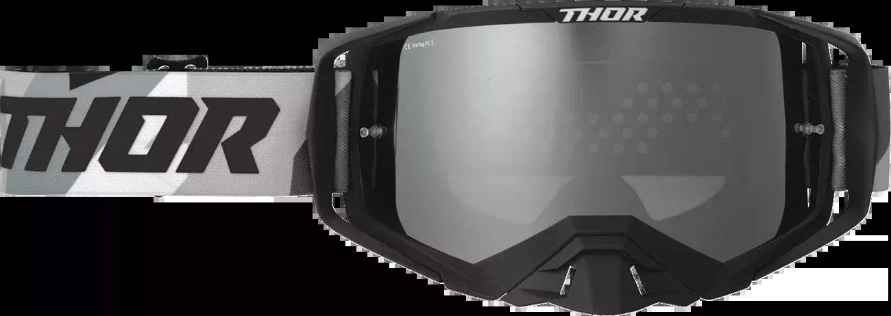 Thor Activate Goggle - Brave - Black/Camo - Silver Mirror Lens