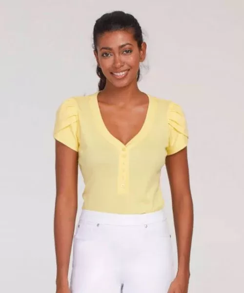 Tribal Tulip SLV Henley - Buttercup