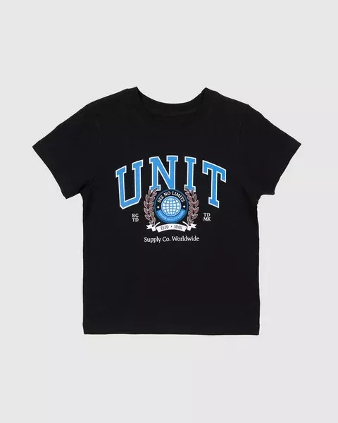 Unit Kids Tees - Track - Black