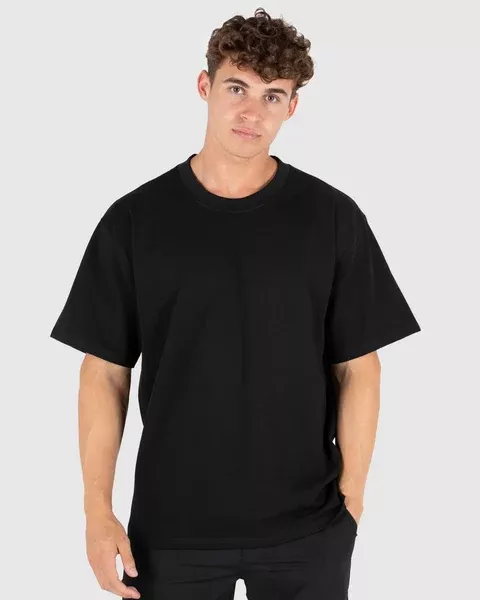 Unit Mens Tees - Heavy Oversize - Black