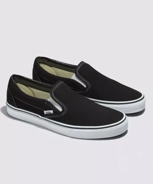 Van Classic Slip On Black/White Shoe