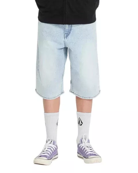 Volcom Billow Denim Short Youth - Desert Dirt Indigo