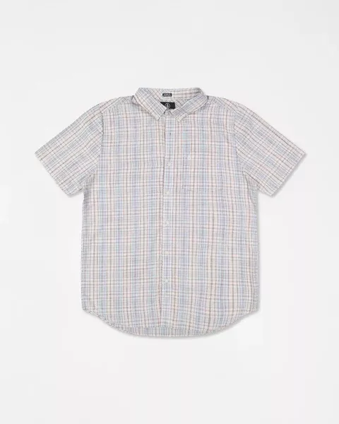 Volcom Freewheel Short Sleeve Shirt - Stone