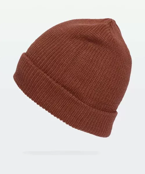 Volcom Full Stone Beanie - Bordeaux Brown