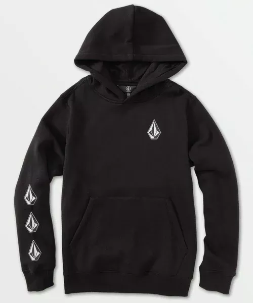 Volcom Iconic Stone Boys Hoodie - Black