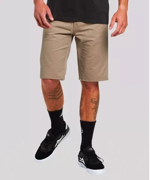 Volcom Solver Lite 5 Pocket Mens Short 19- Brindle
