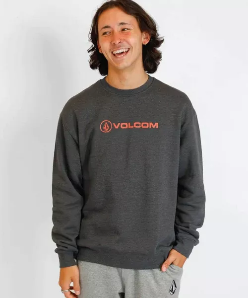Volcom Stonicon Crew - Charcoal Heather