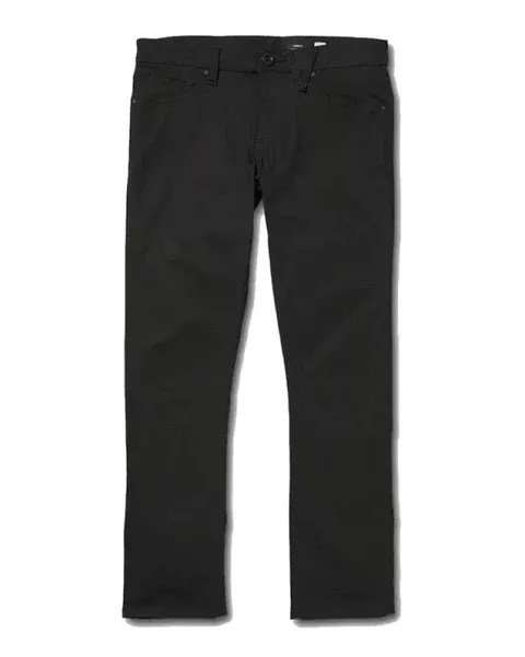 Volcom Vorta Denim Slim Fit Jeans - Black/Black