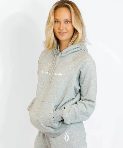 Volcom Womens Get More Hoodie - Heather Grey