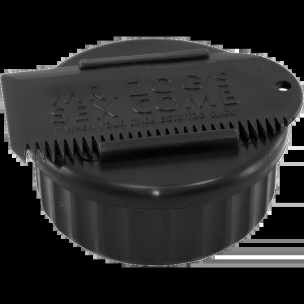 Wax Container with Comb - Black