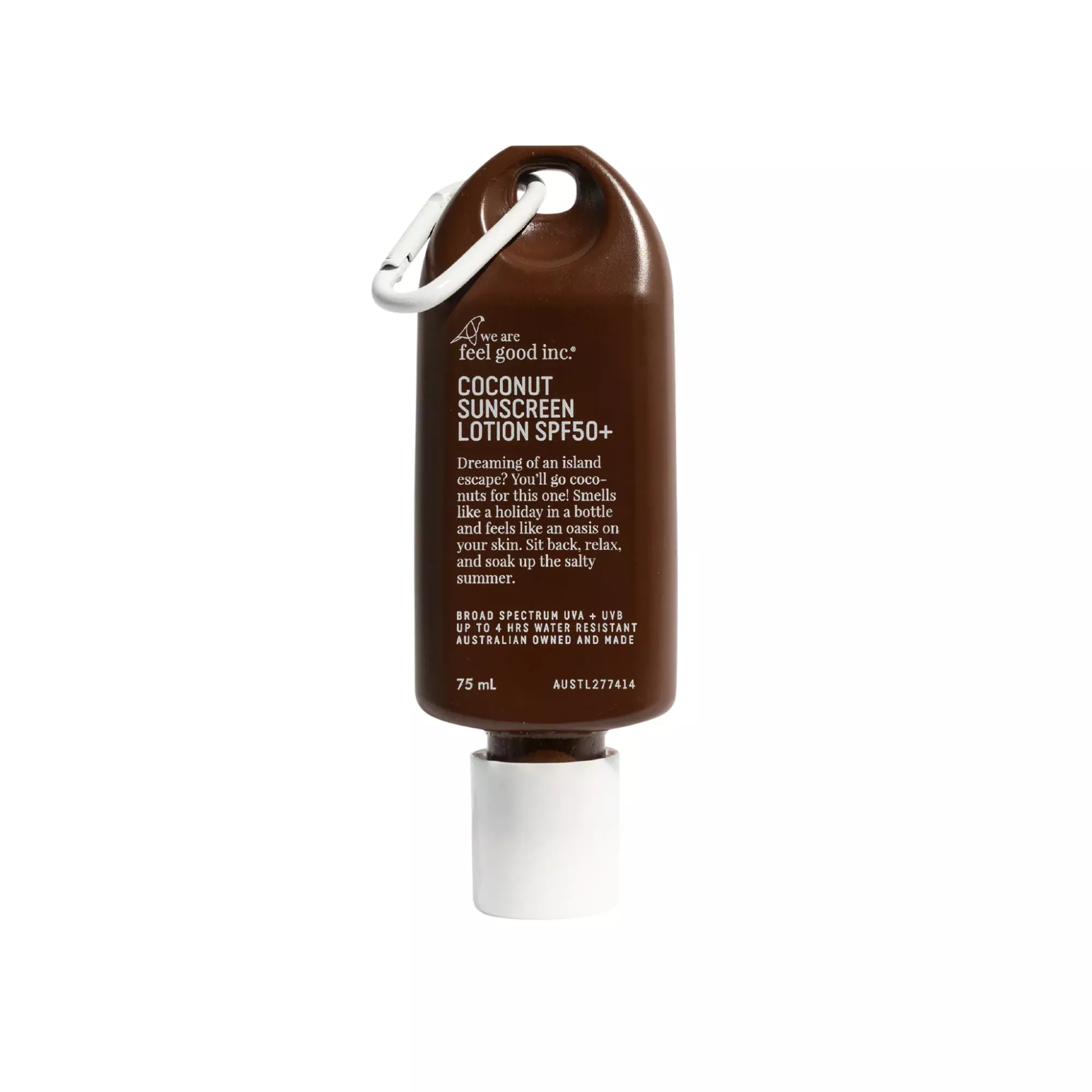 we are feelgood inc. Coconut Sunscreen Lotion SPF50+ 75ml
