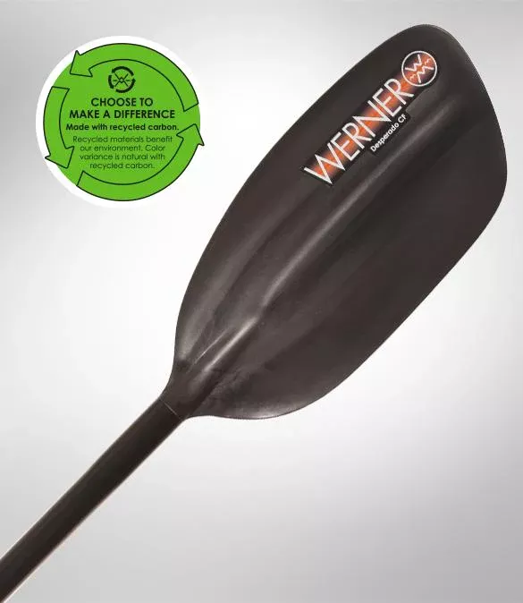 Werner Desperado CF Straight Shaft Kayak Paddle
