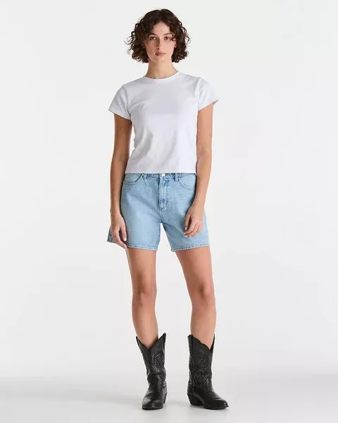 Wrangler Mid A-Line Short - Starlight