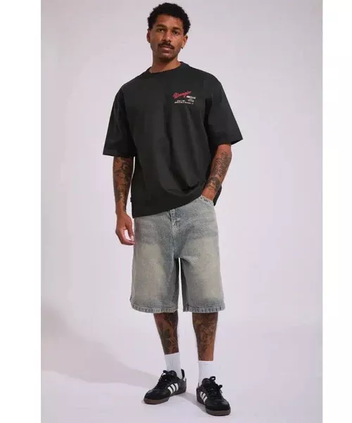 Wrangler Motel Boxcar Tee - Dark Slate