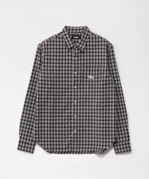 XLARGE Script Check Shirt - Black