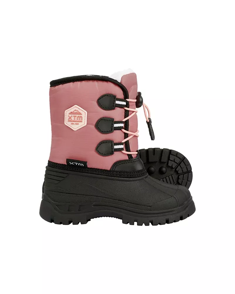 XTM Rocket Kids' Winter Lined Snow Boot - Dusty Pink