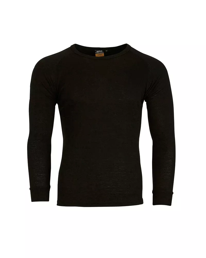 XTM Unisex Heatflex Thermal Baselayer Top - Black