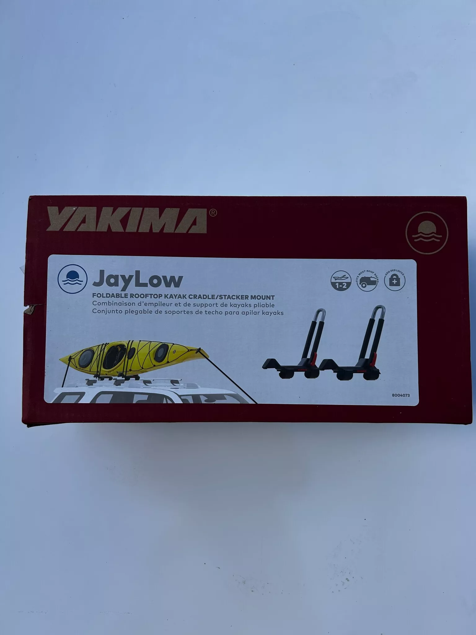 Yakima JayLow Foldable Rooftop Kayak Cradle - Consignment