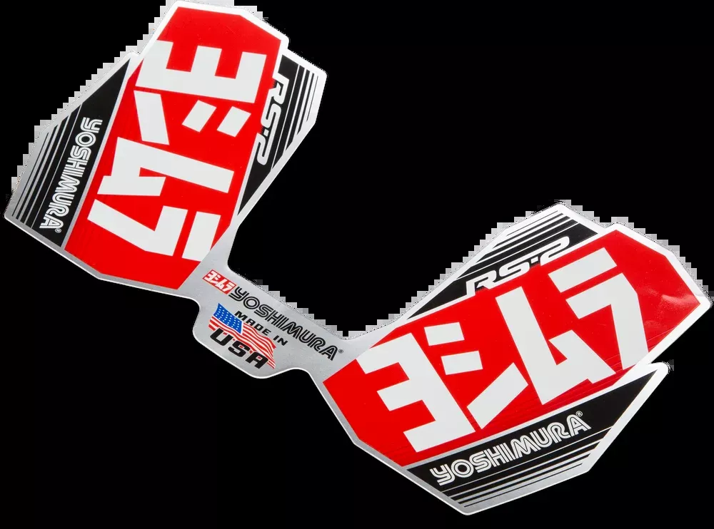 YOSHIMURA MUFFLER LOGO DECAL RS-2 OFF-ROAD V2