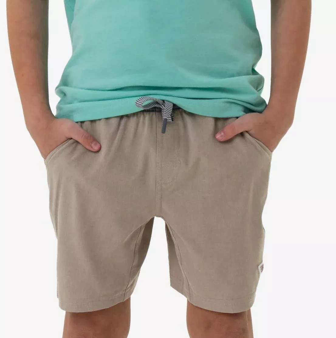 Youth Athletic Short - Heather Khaki