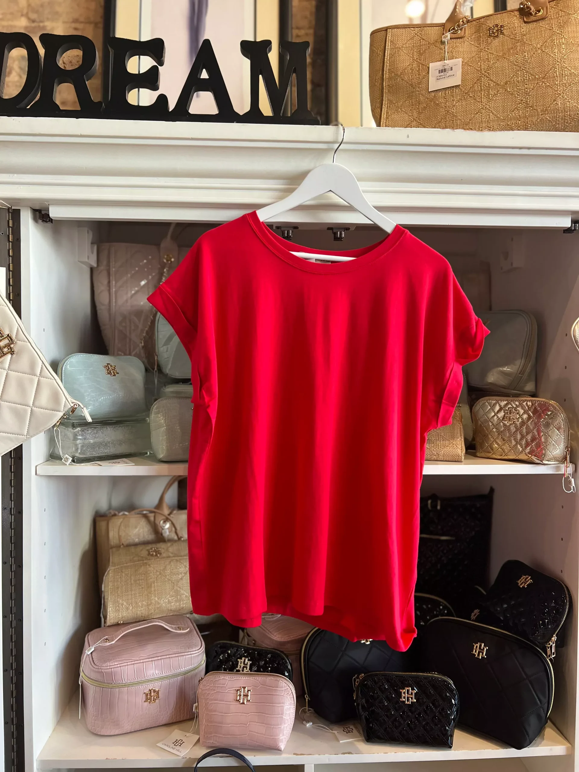 Zenana: Red Oversized